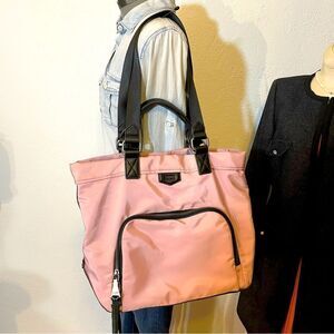 Aimee Kestenberg Lighten up blush pink and black shoulder bag